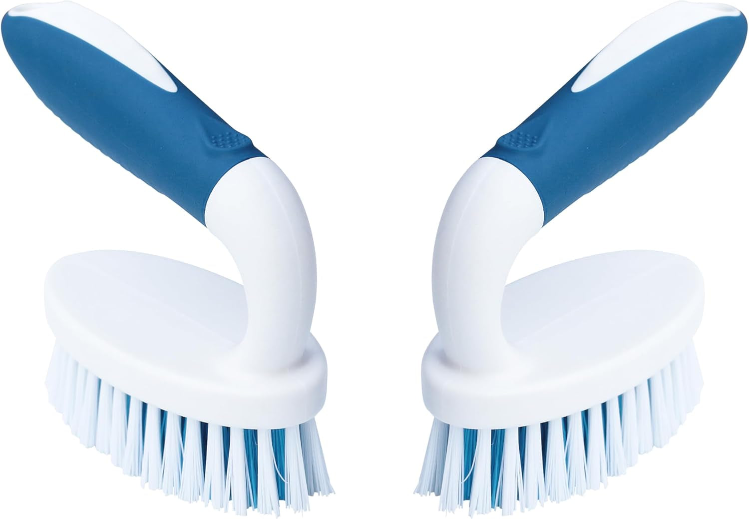 Scrub Brush, 2 Pack Household Cleaning Brushes with Stiff Bristles, Scrubbing Brush for Carpet, Shower, Bathtub, Kitchen, Pool Tile, Bathroom Scrubber, Small